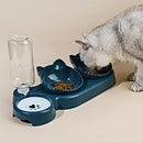 3-in-1 Cat & Dog Bowl with Automatic Water Dispenser – Pet Comfort & No Spill